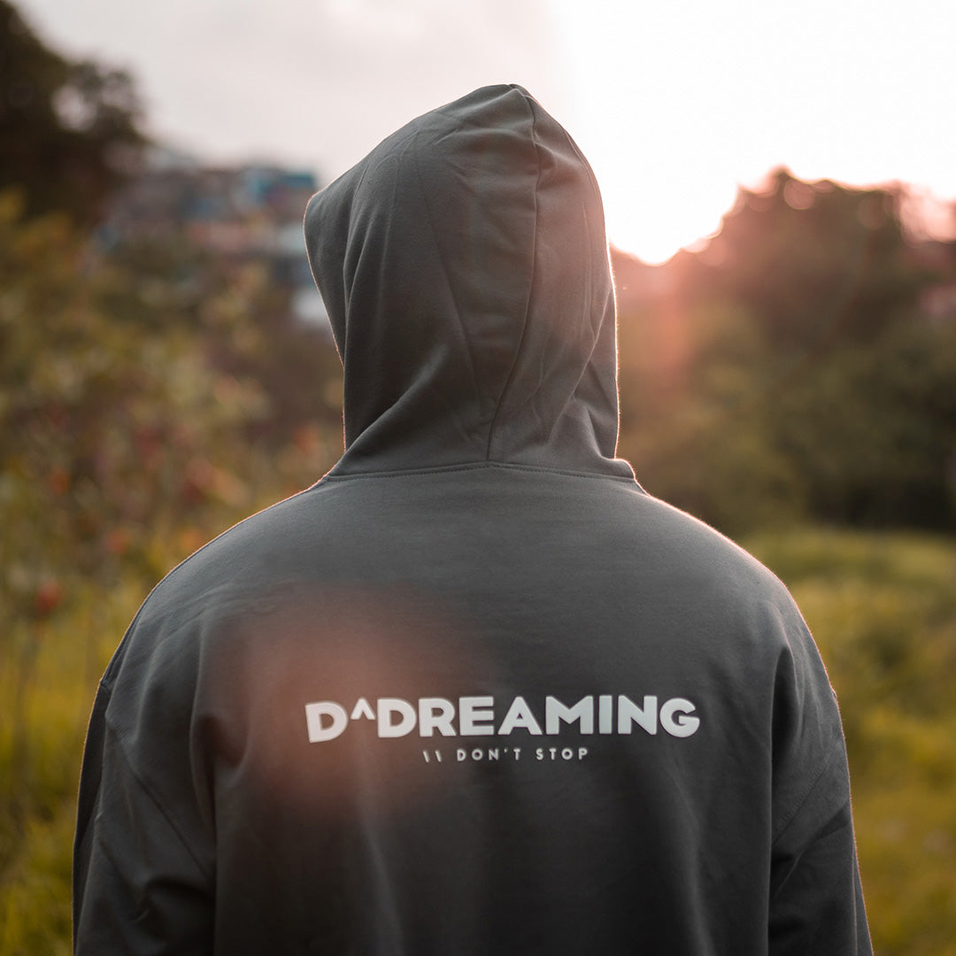D^DREAMING GREY HOODIE