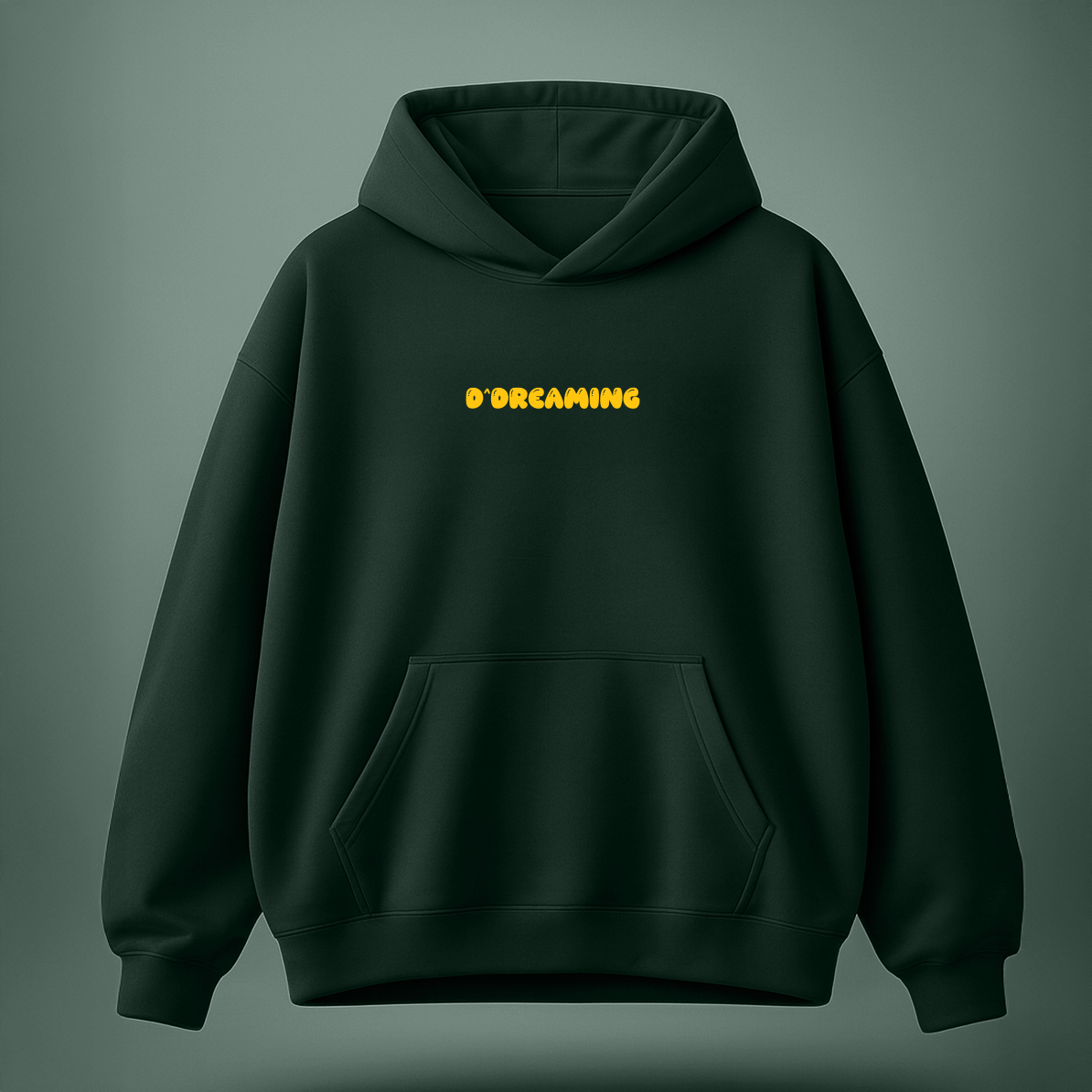 Slay Club Green Oversized Hoodie