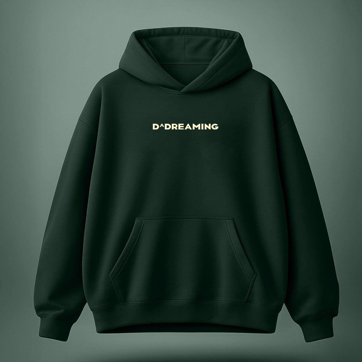 404 Human Not Found - Green Hoodie