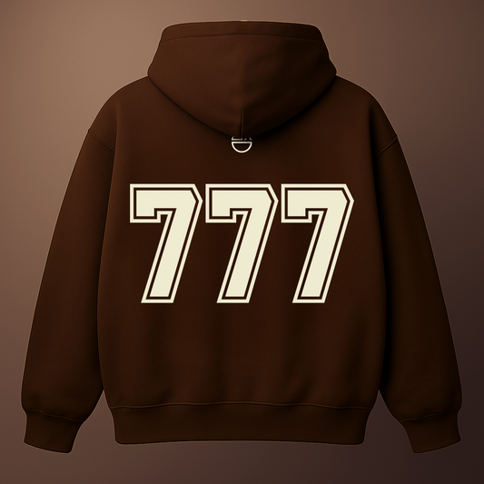 777 Mocha Brown Hoodiee