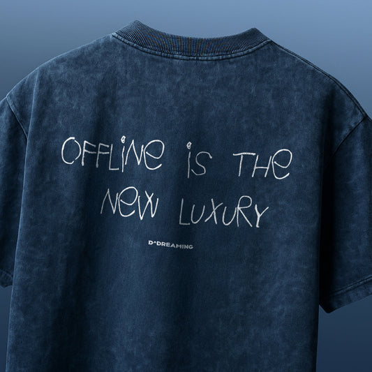 Offline Is The New Luxury Acid Navy