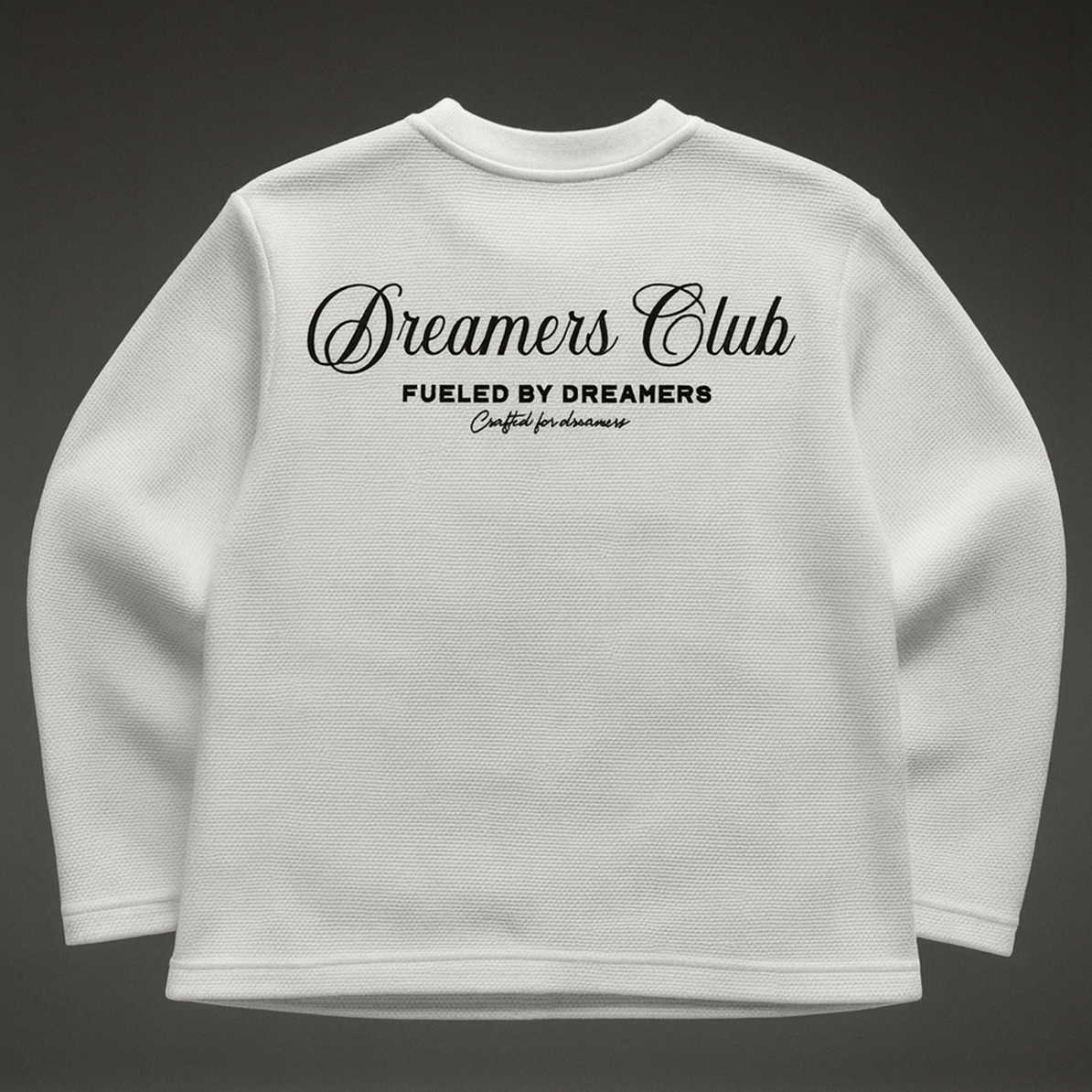 DREAMERS CLUB WAFFLE SWEATSHIRT