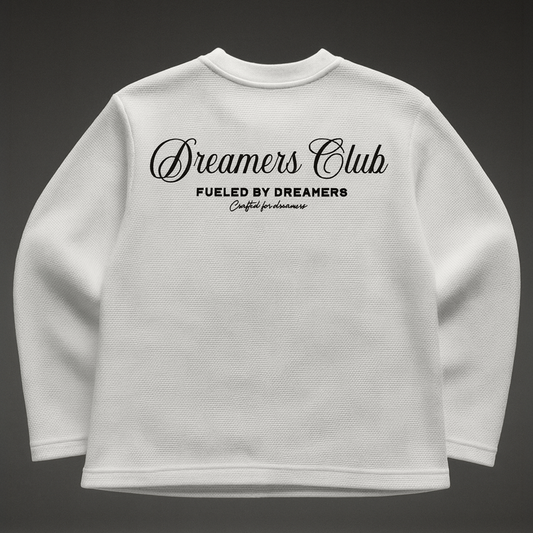DREAMERS CLUB WAFFLE SWEATSHIRT