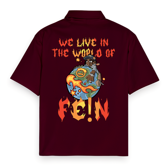 Travis Scott FE!N Maroon Shirt