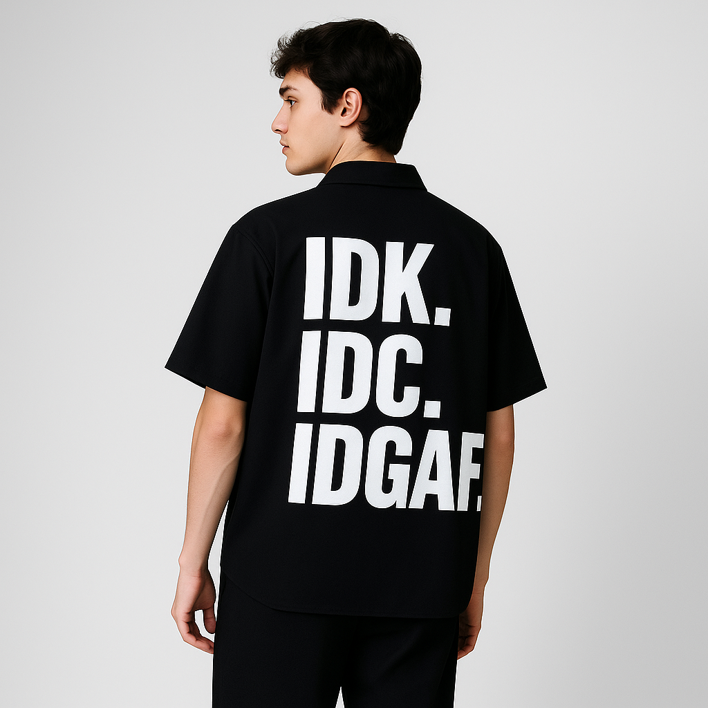 IDK IDC IDGAF [Glow in the Dark] Shirt